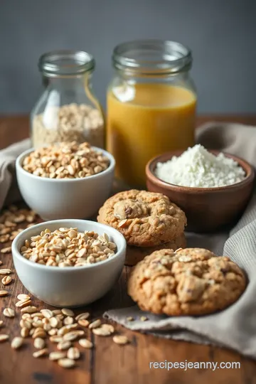 Decadent Gluten-Free Oatmeal Chocolate Chip Cookies ingredients