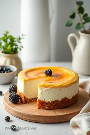 Decadent New York Cheesecake Delight presentation