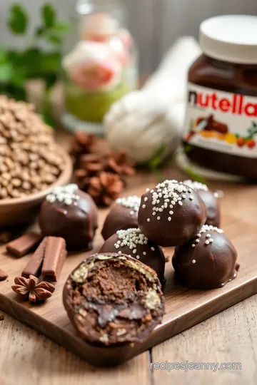 Decadent Chocolate Truffles with Nutella Delight ingredients