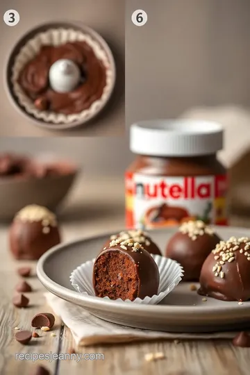 Decadent Chocolate Truffles with Nutella Delight steps