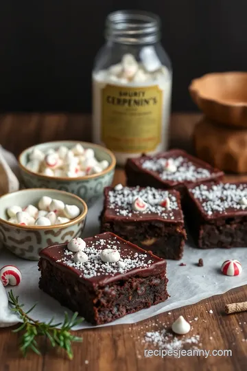 Decadent Peppermint Fudge Brownies ingredients