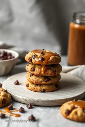 Decadent Salted Caramel Chocolate Chip Cookies steps