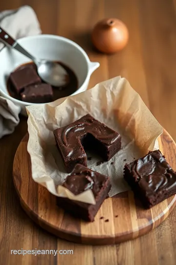 Decadent Salted Dark Chocolate Brownies steps