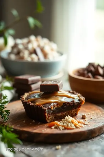 Decadent Snickers Chocolate Caramel Tart ingredients