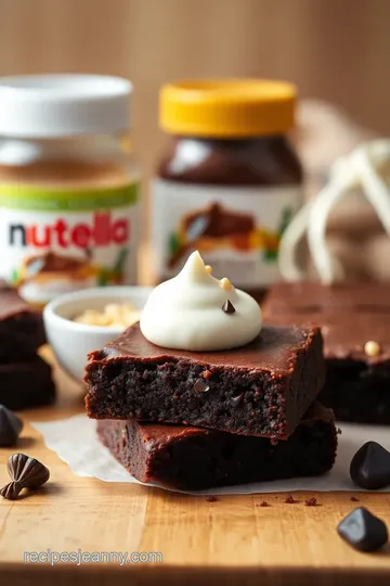 Decadent Tahini Nutella Brownies ingredients