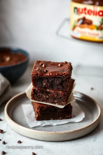 Decadent Tahini Nutella Brownies steps