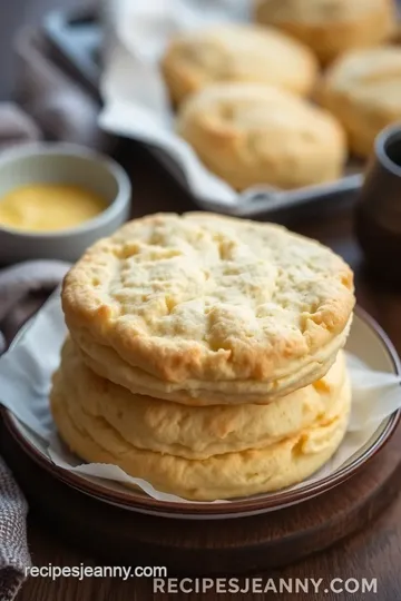 Delicious Butter Biscuits presentation