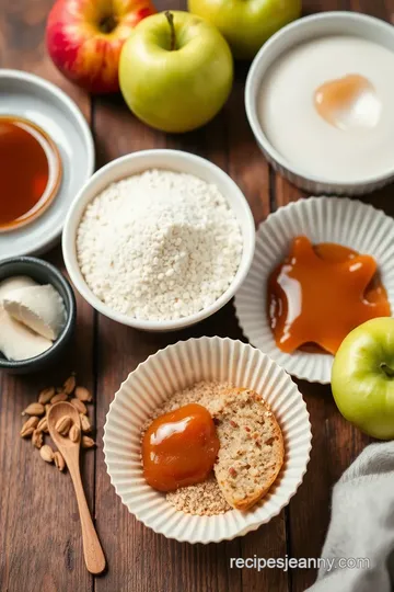 Delicious Caramel Apple Muffins ingredients