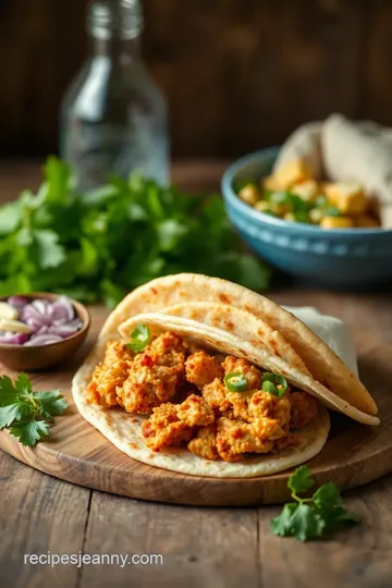 Delicious Crispy Chicken Pita Wraps ingredients