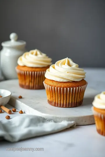 Delicious Gluten-Free Vanilla Cupcakes presentation