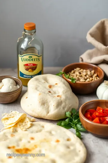 Delicious Homemade Pita Bread ingredients