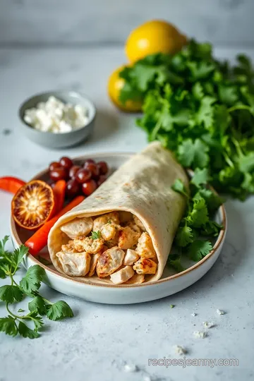 Delicious Homemade Shawarma Wraps ingredients