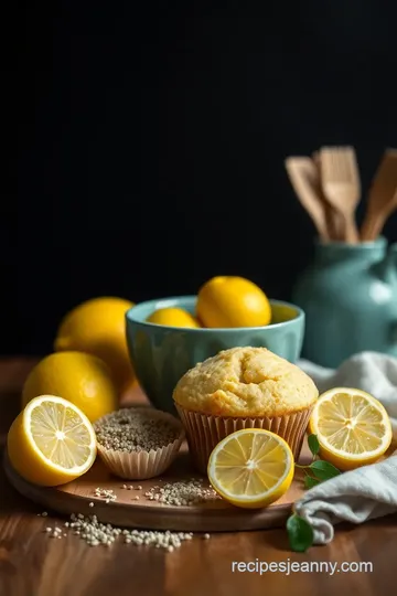 Delicious Lemon Poppy Seed Muffins ingredients