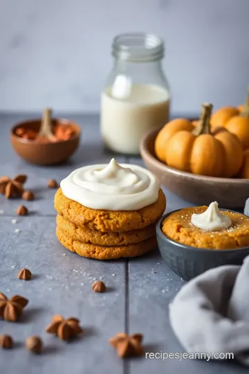 Delicious Pumpkin Cheesecake Cookies ingredients