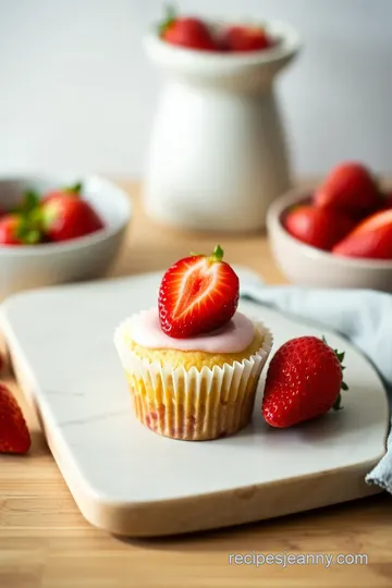 Delicious Roasted Strawberry Cupcakes steps