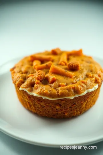 Deliciously Moist Carrot Cake Mix Delight presentation