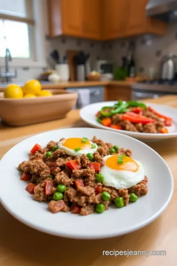 Canned Corned Beef Hash with Eggs steps