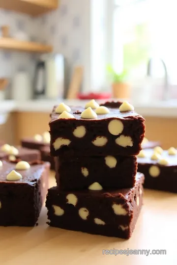 Decadent Chocolate Brownies with White Chocolate Chips steps