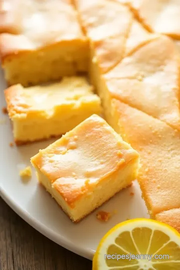 Kefir Sheet Cake with Lemon Glaze presentation