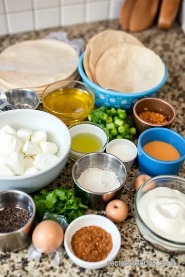 Savory Roll Paper Cutter Canapés ingredients