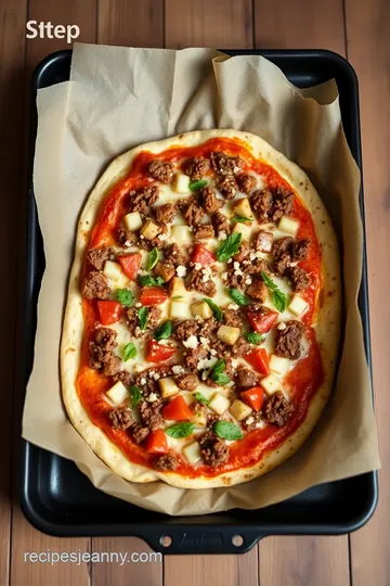 Flavorful Beef Mince Pizza Delight steps