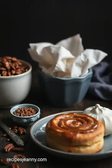 Fluffy Maple Pecan Rolls with Caramel Drizzle ingredients