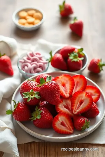 Delightful Fresh Strawberry Sheet Cake ingredients