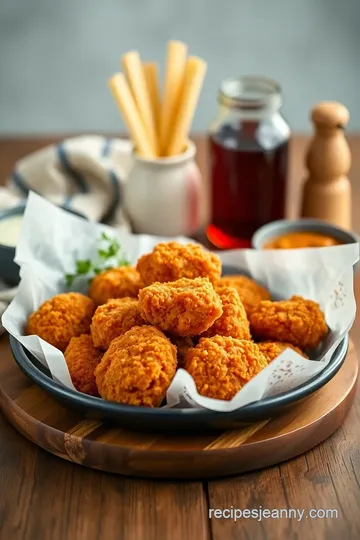 Crispy Boneless Chicken Nuggets Recipe presentation