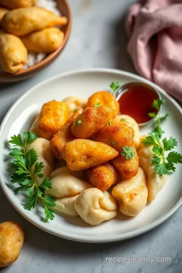 Homemade Fried Dough Treats presentation