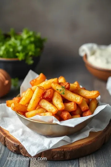 Crispy Fried Potatoes Recipe presentation