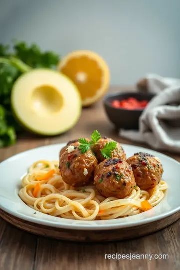 Grilled Meatballs with Creamy Coconut Sauce ingredients