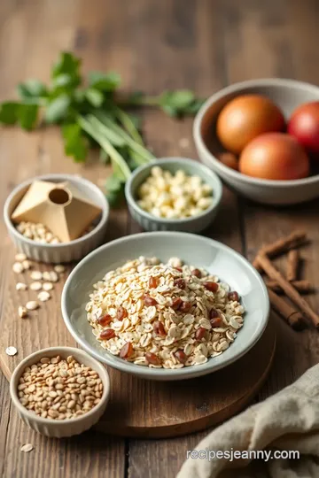 Baked Rolled Oats: Nutritious Breakfast Treats ingredients