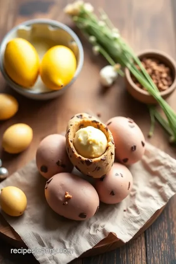 Healthy Cookie Dough Easter Eggs ingredients