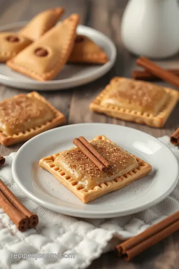 Homemade Brown Sugar Cinnamon Pop Tarts presentation