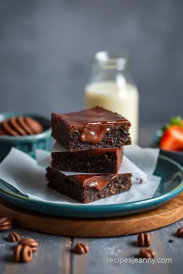 Cosmic Brownies with Chocolate Ganache steps