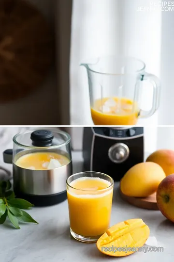 Homemade Mango Frooti steps