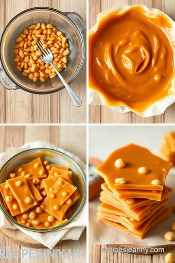 Classic Cooked Peanut Brittle Recipe steps