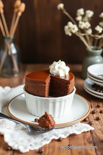 Indulgent Chocolate Mousse Cake Delight presentation