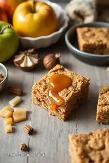 Irresistible Caramel Apple Blondies ingredients