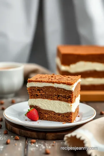 Gingerbread Tiramisu steps