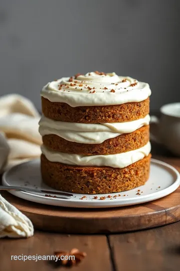 Layered Spice Cake with Creamy Frosting Delight ingredients