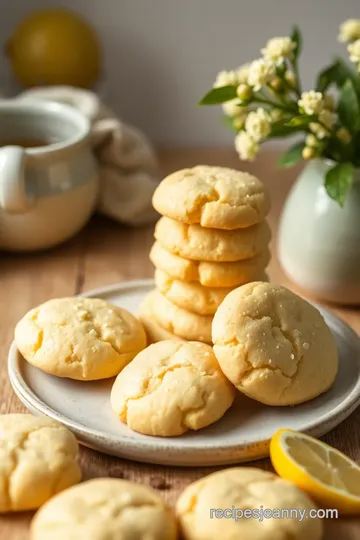 Lemon Bar Butter Cookies Delight presentation