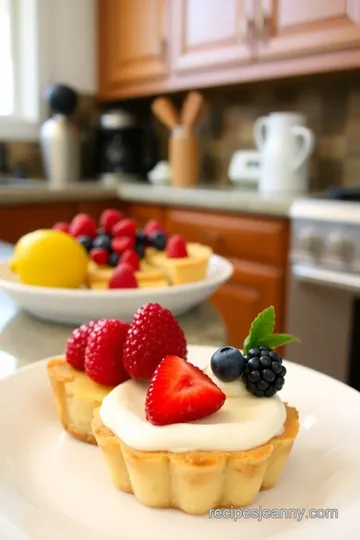 Lemon Berry Tart steps