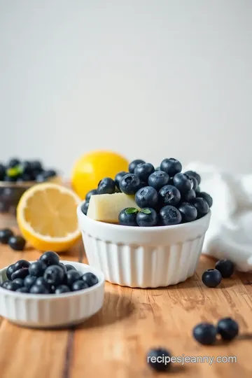 Lemon Blueberry Loaf ingredients