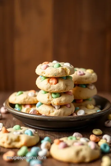 Lucky Charms Sugar Cookie Delight steps