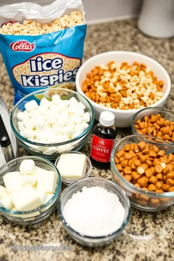 Buttery Toffee Rice Krispie Treats ingredients