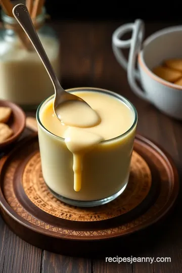 Homemade Condensed Milk Recipe presentation