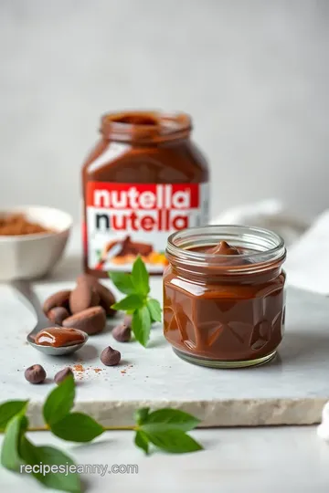 Homemade Nutella: Creamy Chocolate Hazelnut Spread presentation