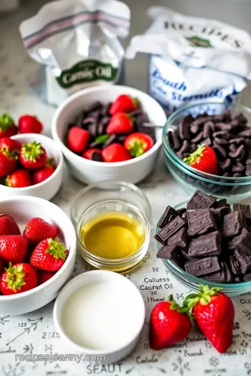 Carob Covered Strawberries ingredients