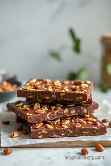 Easy Chocolate Nut Slabs steps